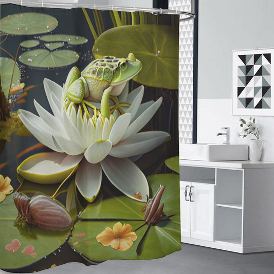 Water Lillies and Frog