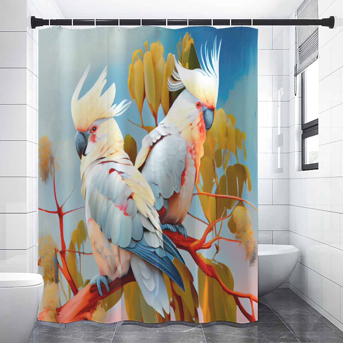 Cockatoos and Eucalyptus